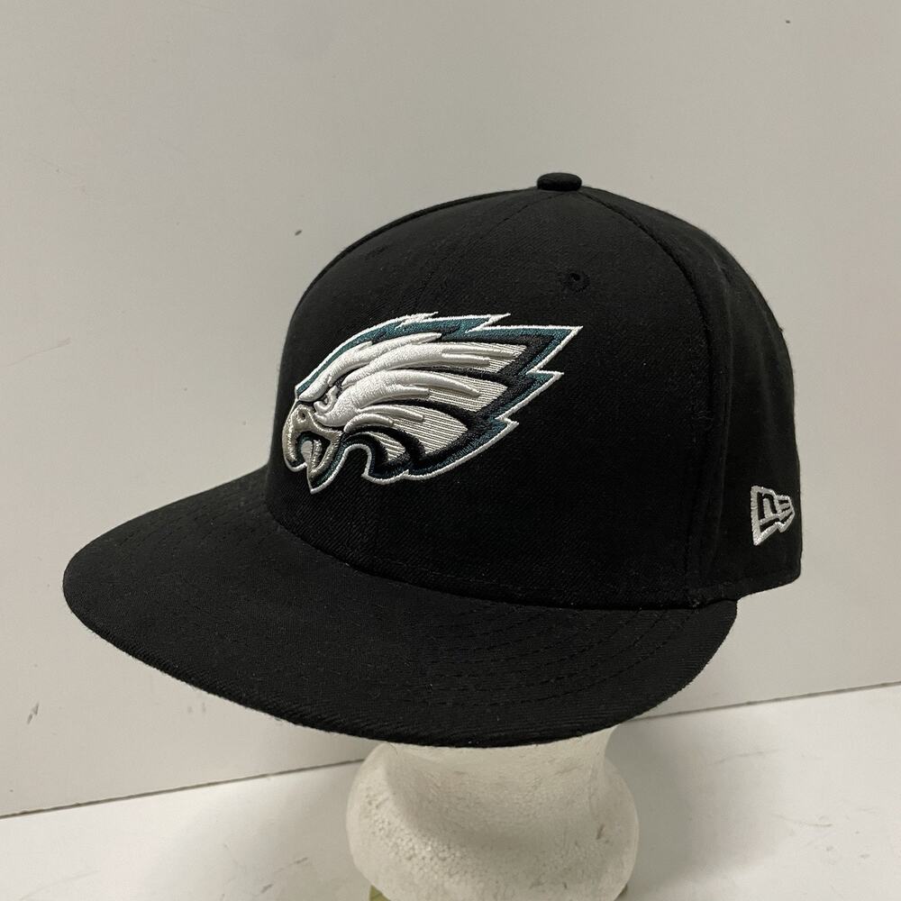 New Era NFL Philadelphia Eagles Football 59Fifty Fitted Hat- Size 7.5 EUC